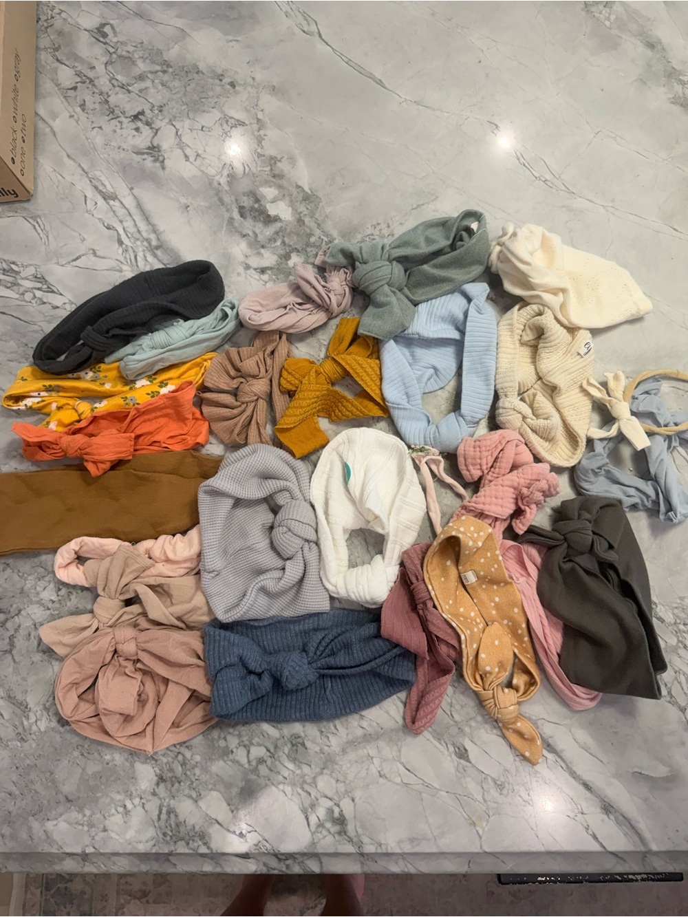 Giant collection of infant and toddler headbands and head wraps